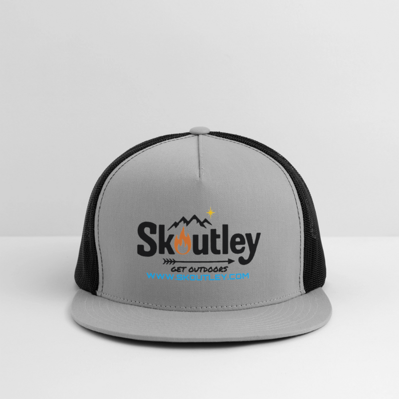 Load image into Gallery viewer, Trucker Hat - gray/black