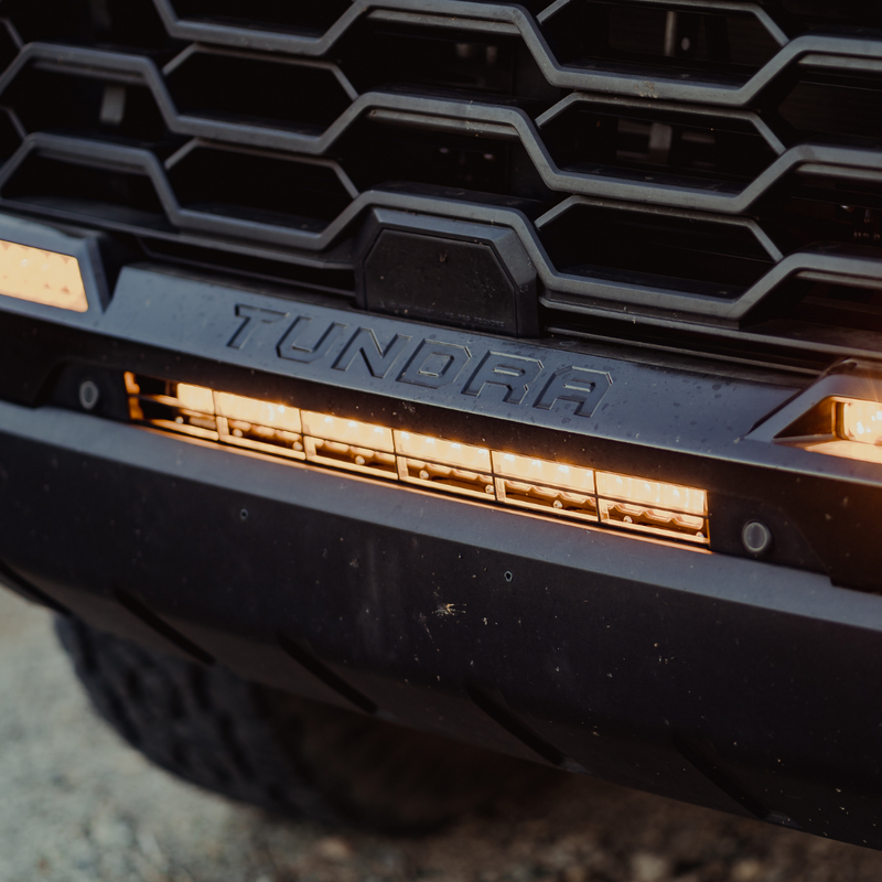 Load image into Gallery viewer, Toyota Tundra (2022+) - 20" Bumper Light Bar - Amber Lens