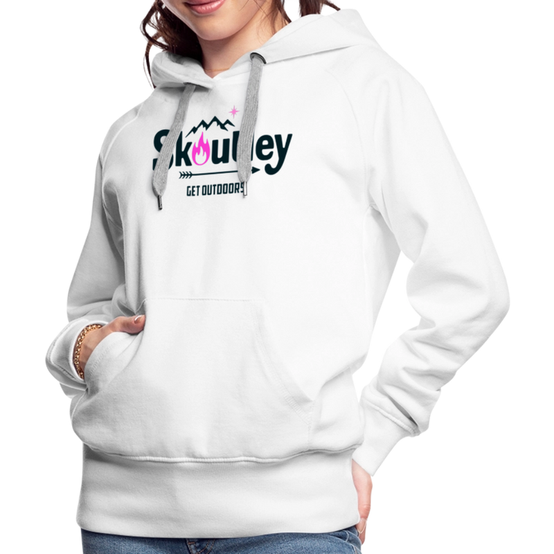 Load image into Gallery viewer, Women’s Premium Hoodie - white