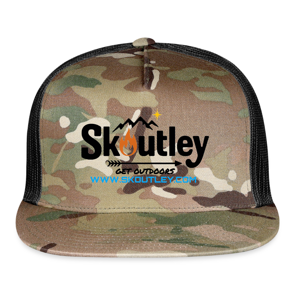 Trucker Hat - MultiCam\black