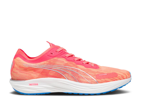 Women's Puma Liberate Nitro 2, Fire Orchid/Puma Silver/Icy Blue, 10 B Medium - Skoutley Outdoors LLC