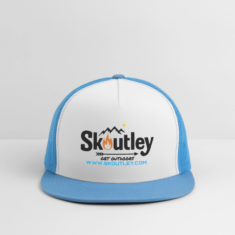 Load image into Gallery viewer, Trucker Hat - white/blue