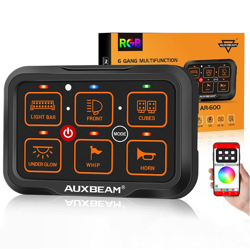 Load image into Gallery viewer, AR Series 6/8 Gang LED Switch Panel,Off Road Light Controller