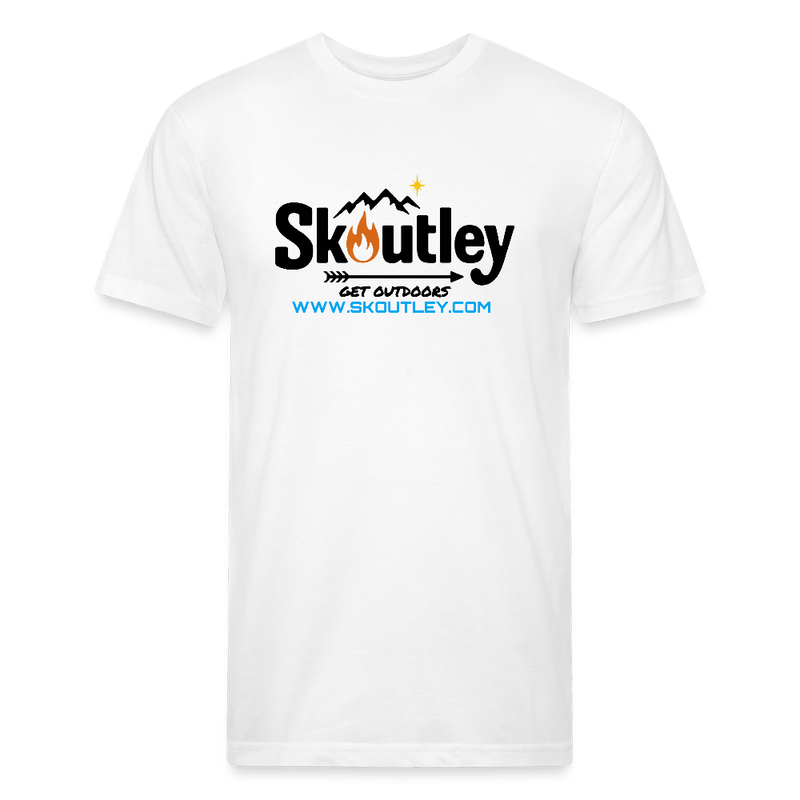 Load image into Gallery viewer, Fitted Cotton/Poly T-Shirt by Next Level - white