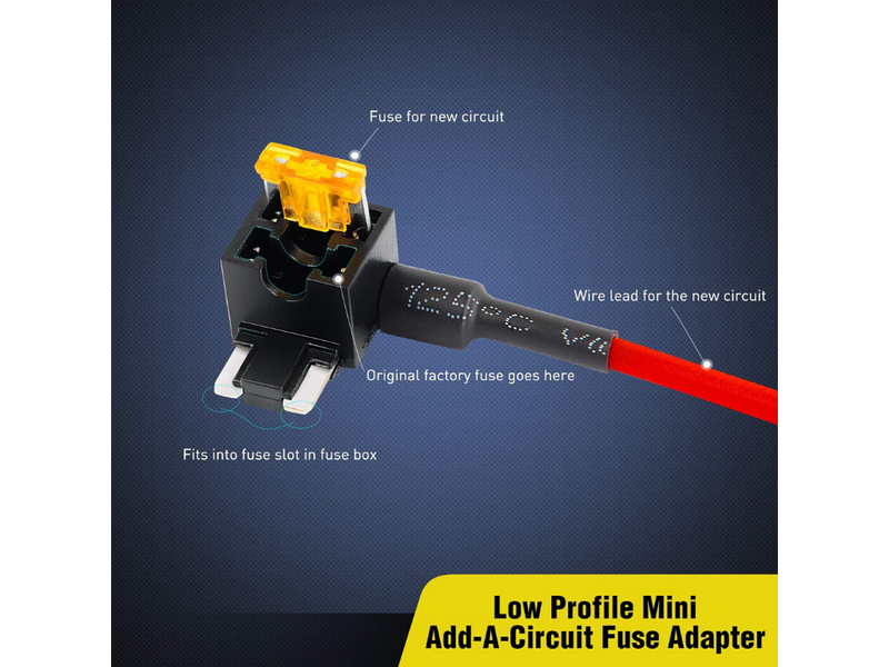 Load image into Gallery viewer, 12V Add A Fuse Kit W/5Amp Lo Profile Mini Blade Fuse