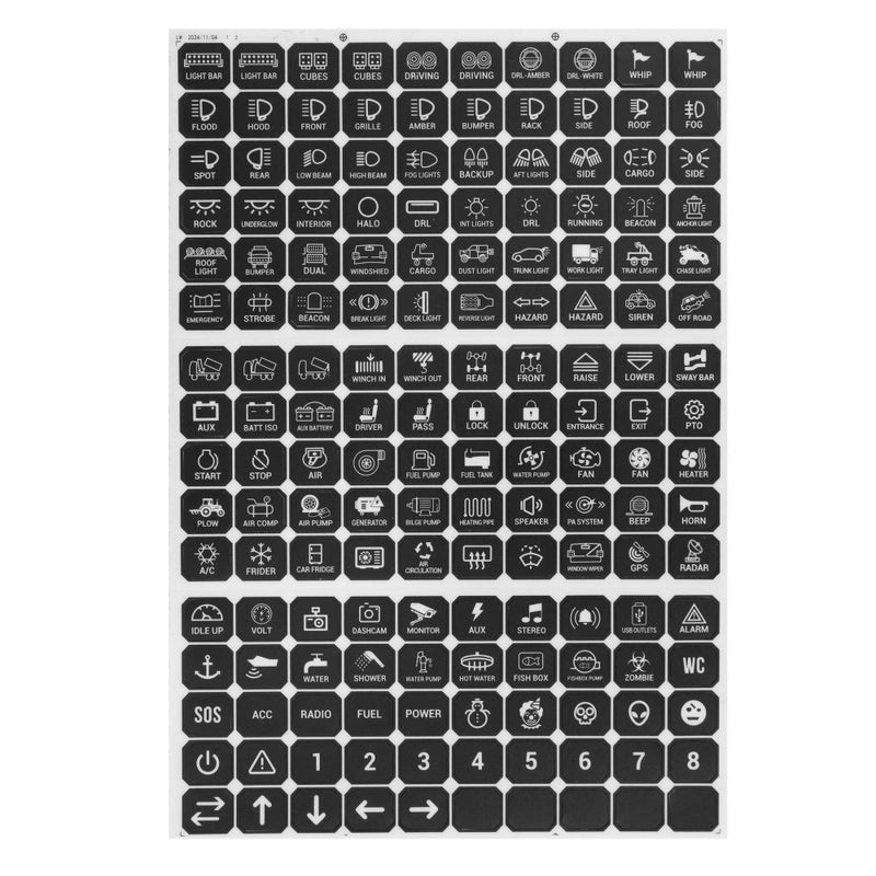Load image into Gallery viewer, 160 Universal Stickers for Switch Panel