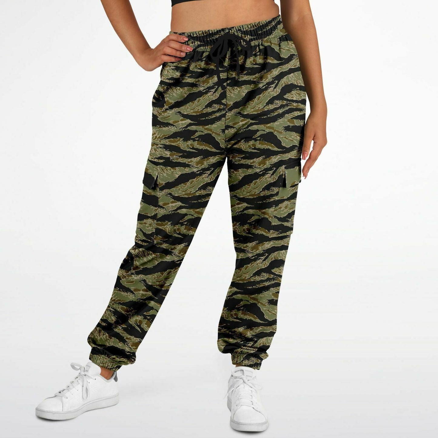 Rad Palm Tiger Stripe Cargo Joggers