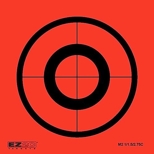 Load image into Gallery viewer, 25 EZ2C Mini Shooting Targets Bright Fluorescent Self-Adhesive 3.5"x3.5" (25 count)