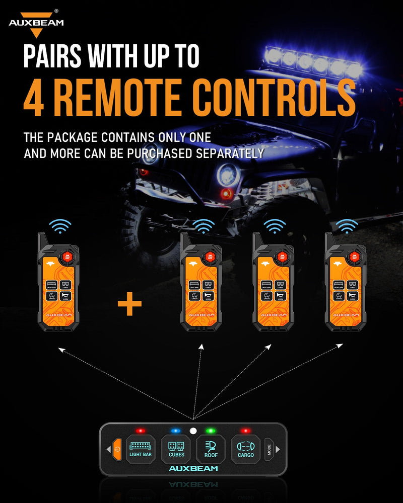 Load image into Gallery viewer, 4 Gang Wireless Remote Control Only for AS-400 Switch Panel