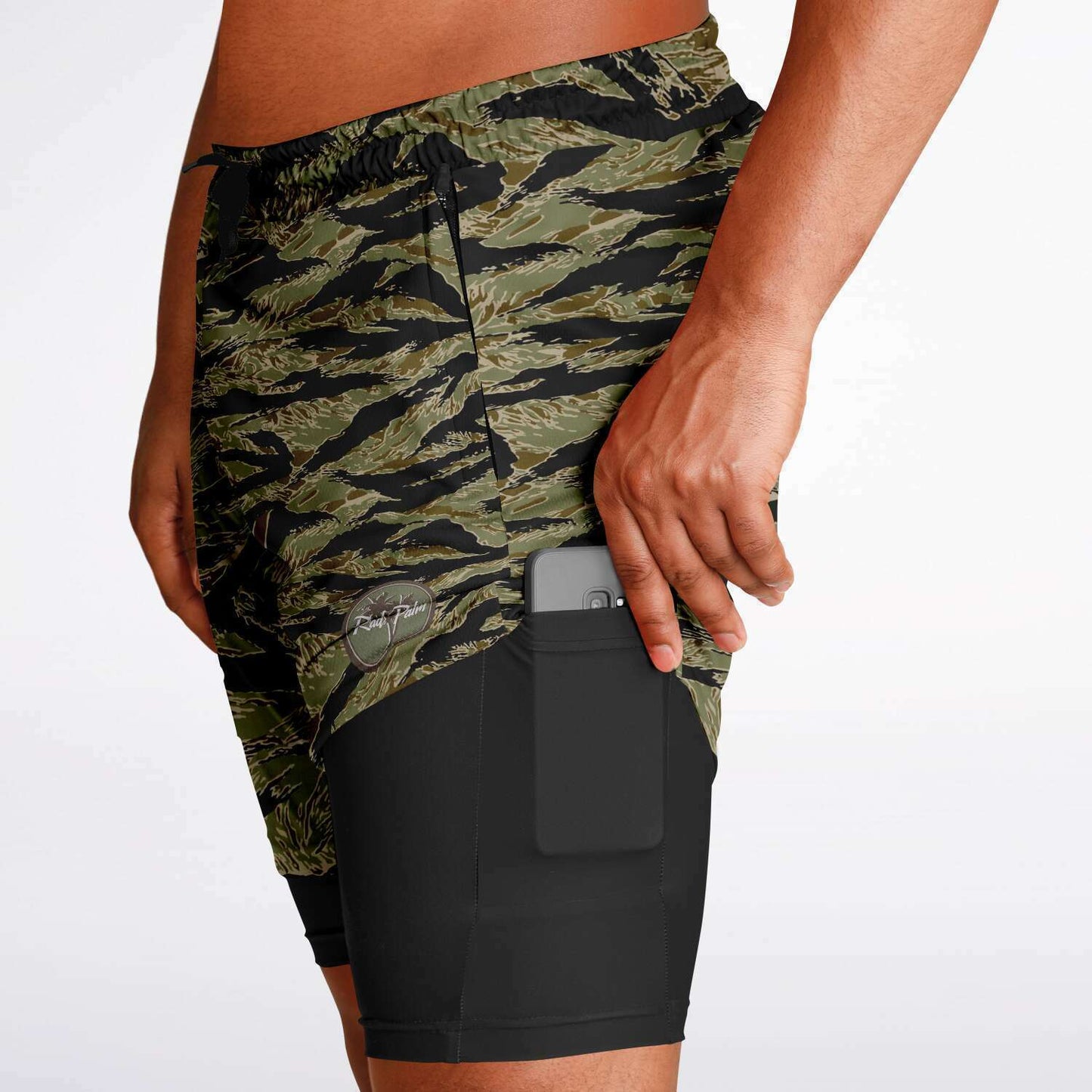 Rad Palm Tiger Stripe 2 in 1 Shorts