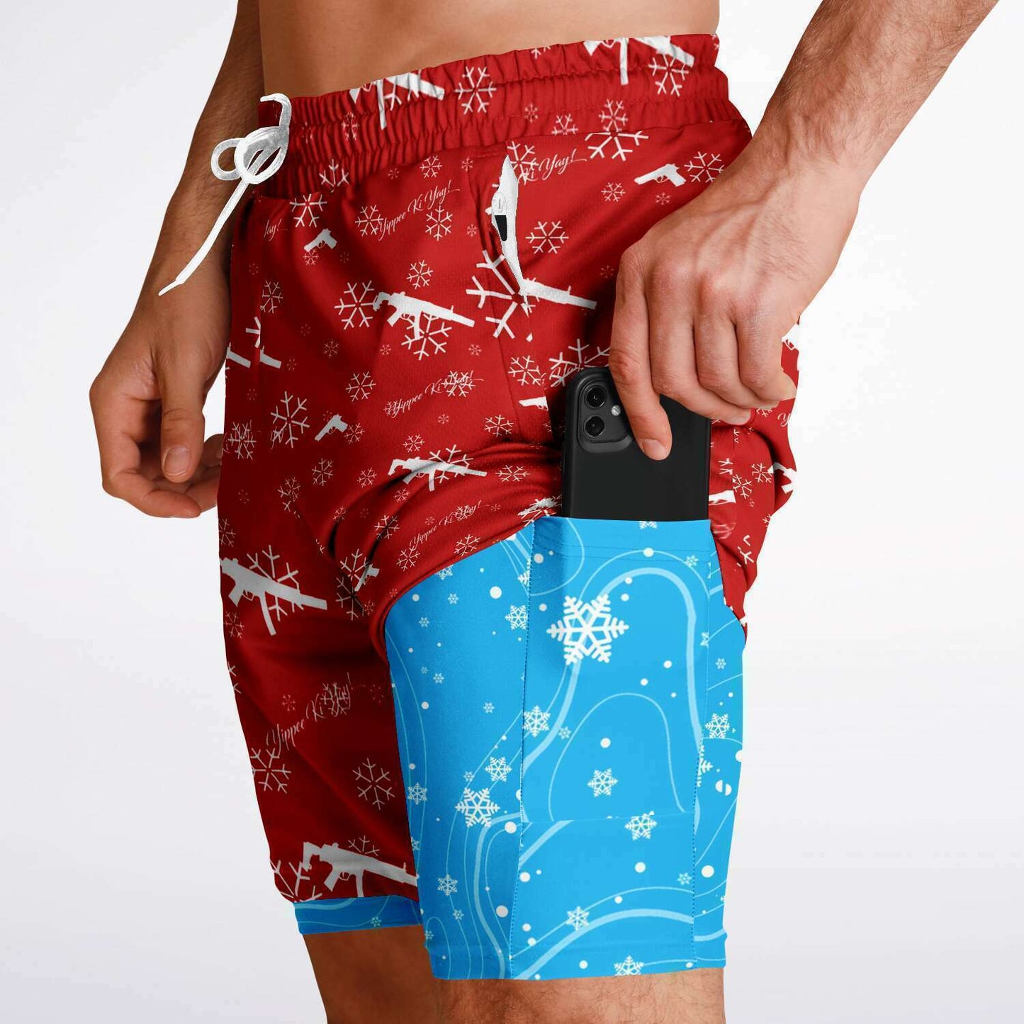 Rad Palm Yippee Ki Yay Men's 2-in-1 Shorts