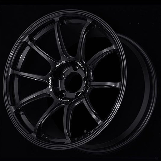 Advan RZ-F2 18X8.5 +44 5x112 Racing Titanium Black Wheel