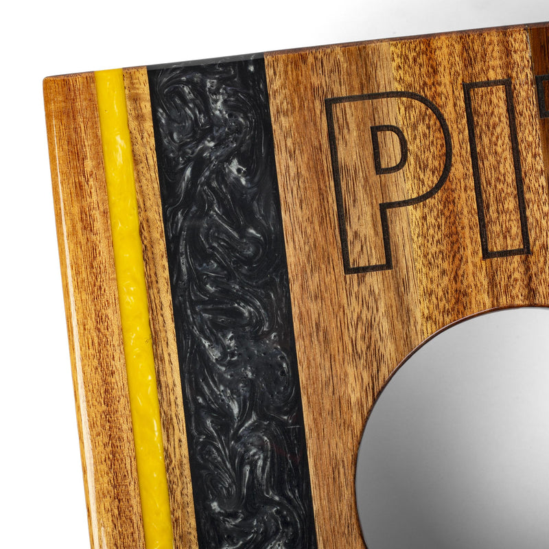 Load image into Gallery viewer, 1ft x 2ft Gameday Teams Epoxy Resin Wood Compact Travel Cornhole Board Set