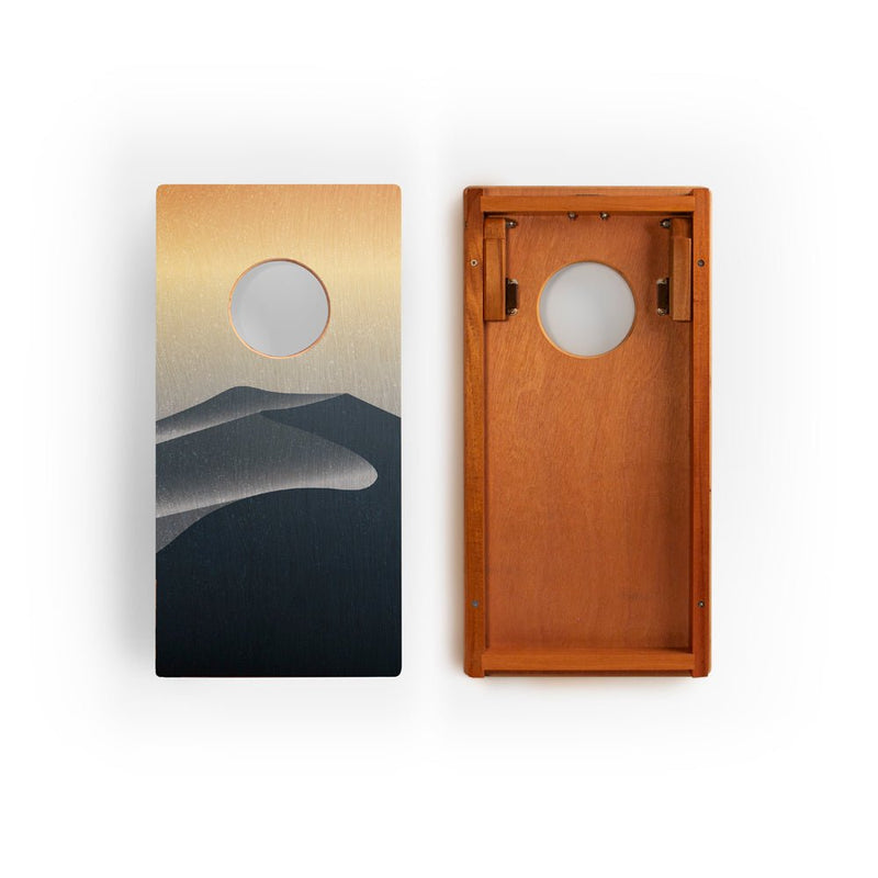 Load image into Gallery viewer, 1ft x 2ft Graphic Wood Travel Cornhole Set | National Parks Inspired Collection