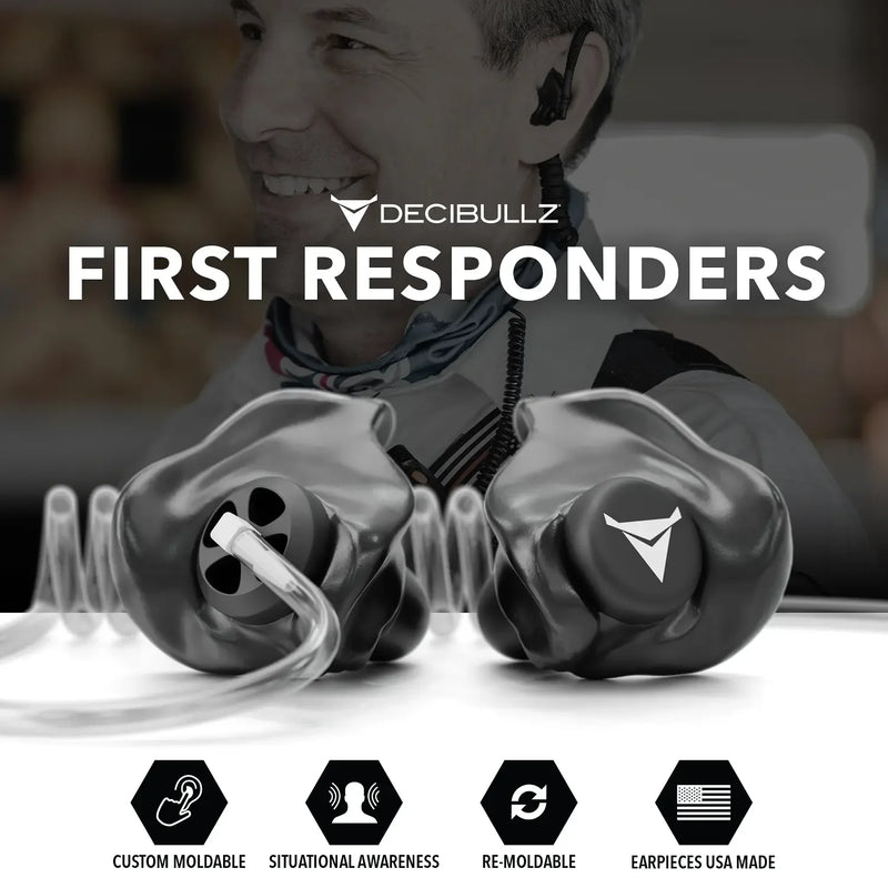 Load image into Gallery viewer, +Awareness Custom Molded Two-Way Surveillance Acoustic Tube Headset (Motorola)