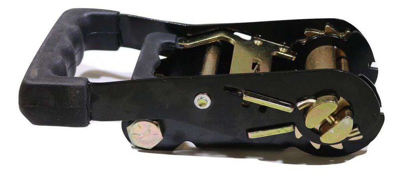Load image into Gallery viewer, 2" Heavy Duty Strap Ratchet w/ Rubber Ergonomic Grip and Pull - 4,400 lb. WLL | 2HDSWR