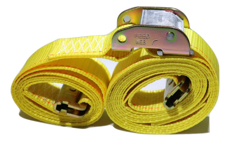 Load image into Gallery viewer, 2" X 12 Ft Interior Van Cam Buckle E-Track Strap w/ Spring E Fittings | 8 PACK