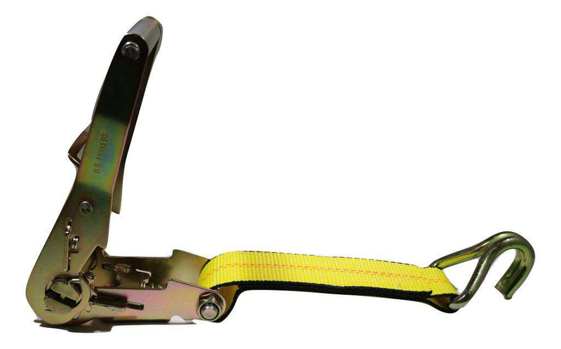 Load image into Gallery viewer, 2" x 11 Ft Over the Wheel 3-Point Auto Tie Down Strap w/ 3 Hooks & 3 Sliding Cleats | 2 PACK