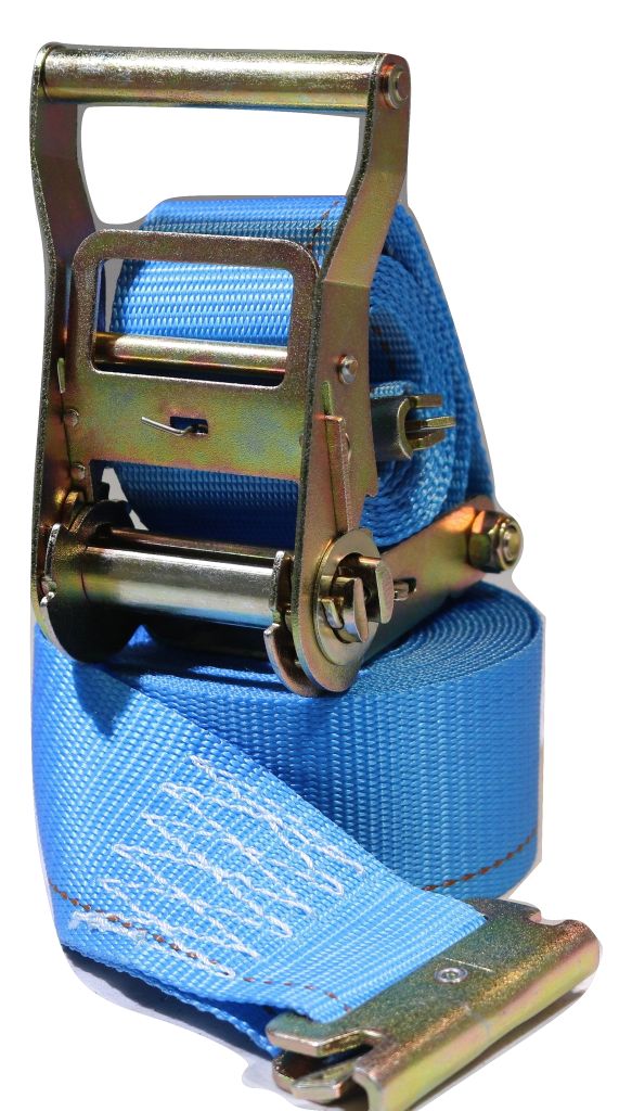 Load image into Gallery viewer, 2 in x 20 Ft Van Ratchet Strap Logistic E-Track w/ Spring E 12 PACK | R20EX12