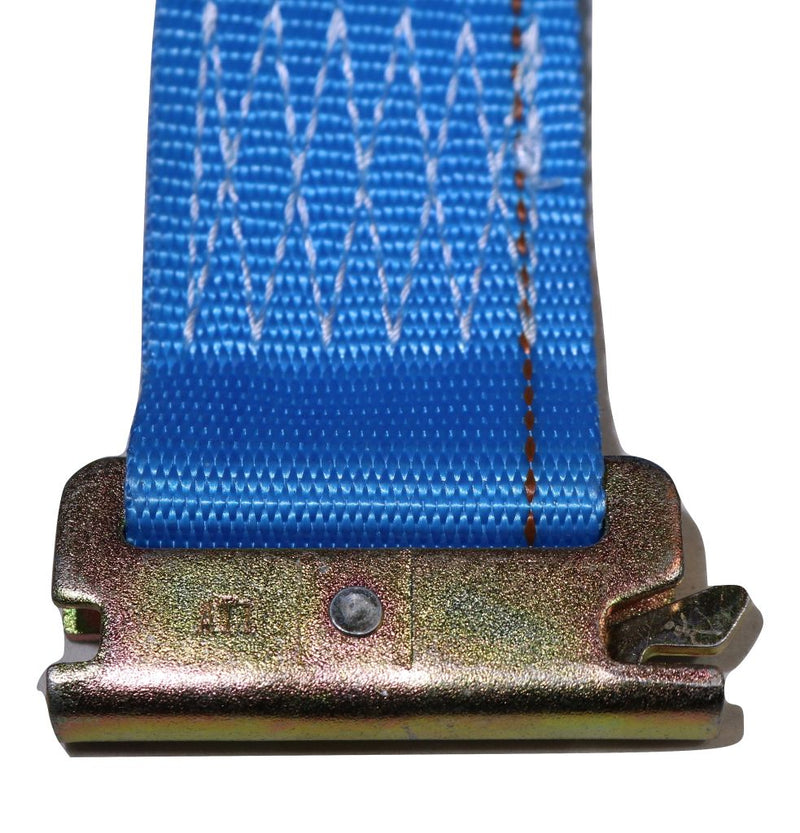 Load image into Gallery viewer, 2 in x 20 Ft Van Ratchet Strap Logistic E-Track w/ Spring E | 4 PACK