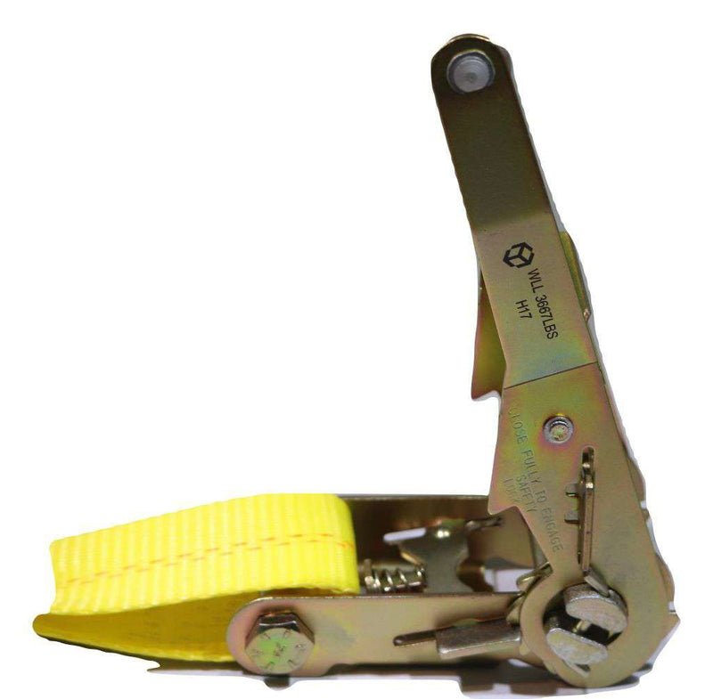Load image into Gallery viewer, 2" X 35 Ft Ratchet Strap w/ Flat Hooks | R35F