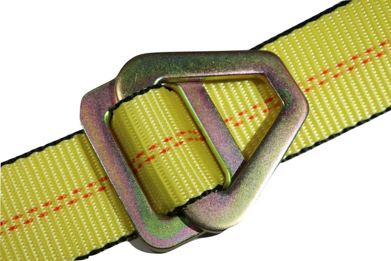 Load image into Gallery viewer, 2" x 8 Ft Axle Wrap Auto Tie Down Ratchet Strap w/ Snap Hooks | YELLOW