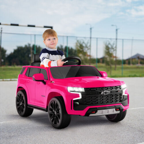 2.4G Remote Control Pink Ride-On Car for Kids - 12V Powered