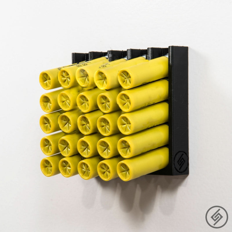 Load image into Gallery viewer, 20 Gauge Shotgun Shell Wall Storage Rack