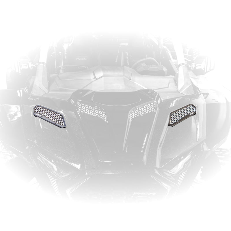 Load image into Gallery viewer, DRT Motorsports Billet Aluminum Front Fender Intake Mesh Kit for Polaris 2025+ RZR Pro XP/Pro S /Pro R