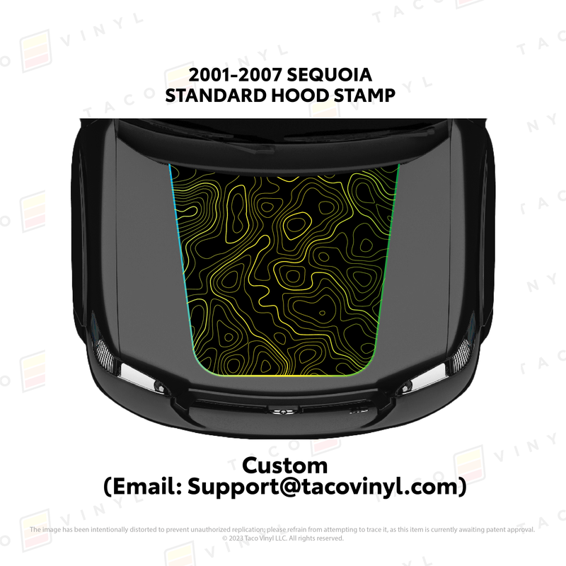 Load image into Gallery viewer, 2001 - 07 Sequoia Hood Stamp