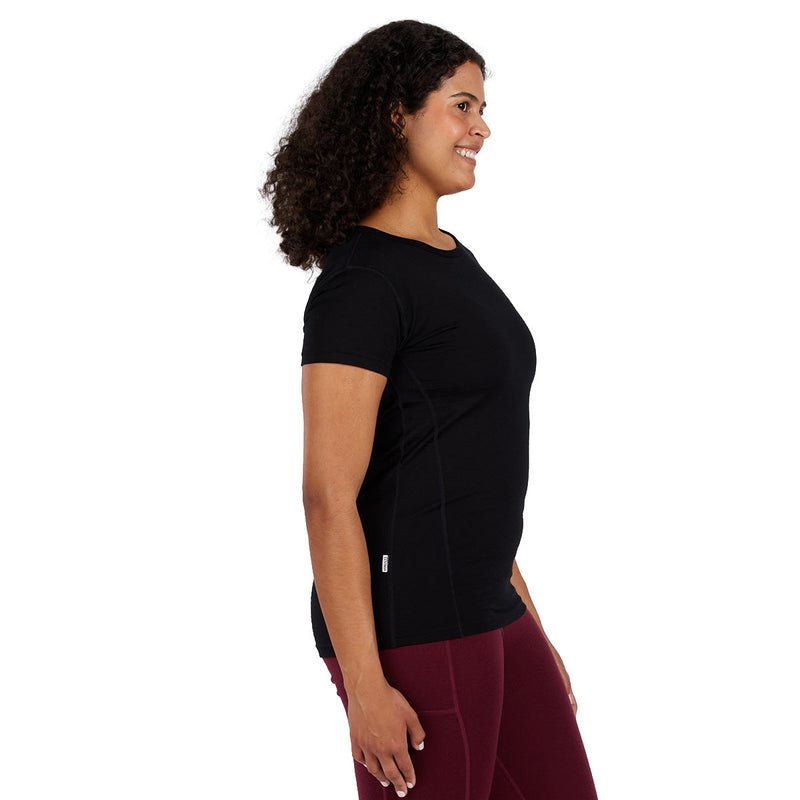 Load image into Gallery viewer, Lightweight Women's T-Shirt Crew Top - 100% Merino Wool