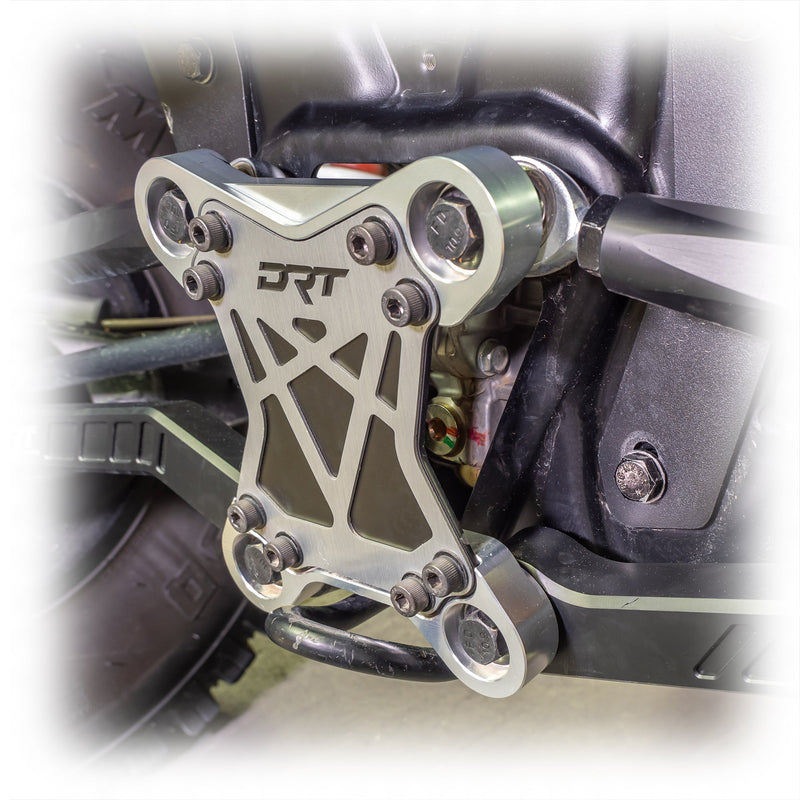 Load image into Gallery viewer, DRT Polaris RZR 2017+ XP1000/4 3-PC Radius Rod Reinforcement Plate (M12)