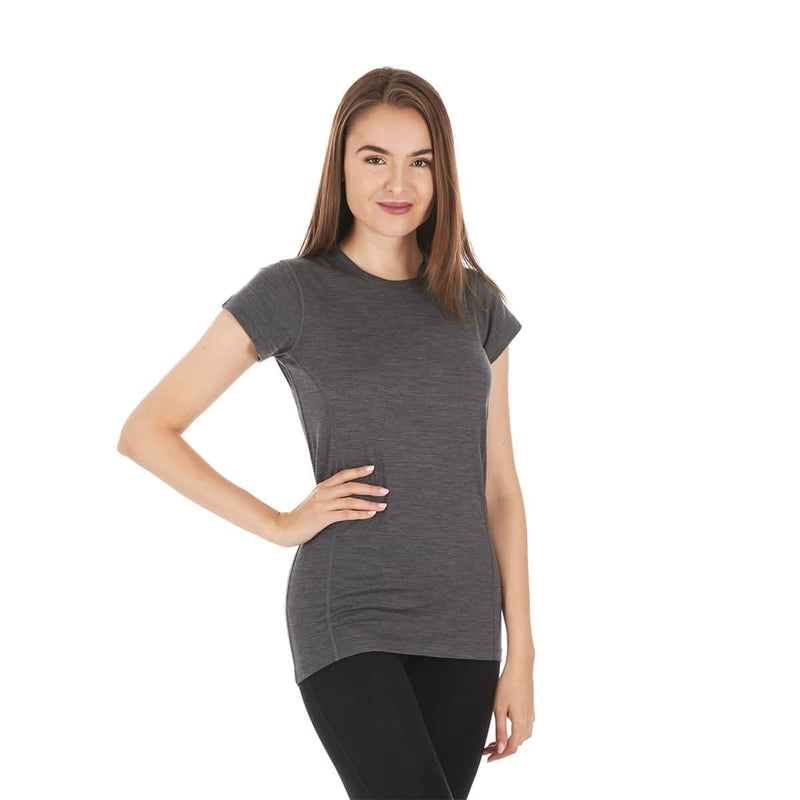 Load image into Gallery viewer, Lightweight Women's T-Shirt Crew Top - 100% Merino Wool