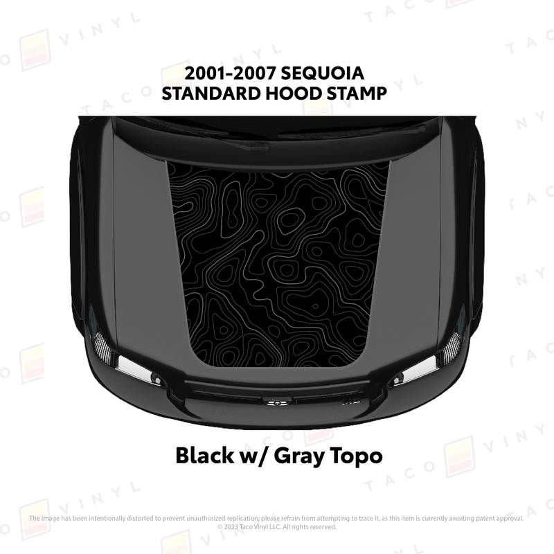 Load image into Gallery viewer, 2001 - 07 Sequoia Hood Stamp