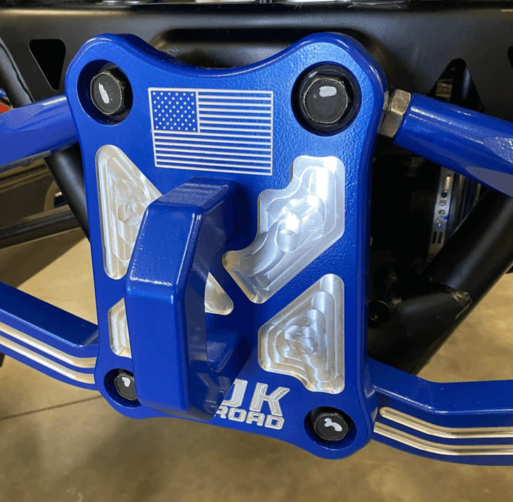Load image into Gallery viewer, Polaris Pro R / Turbo R / Pro S Billet Radius Rod Plate / Pull Plate