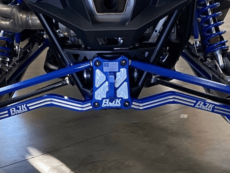 Load image into Gallery viewer, Polaris Pro R / Turbo R / Pro S Billet Radius Rod Plate / Pull Plate