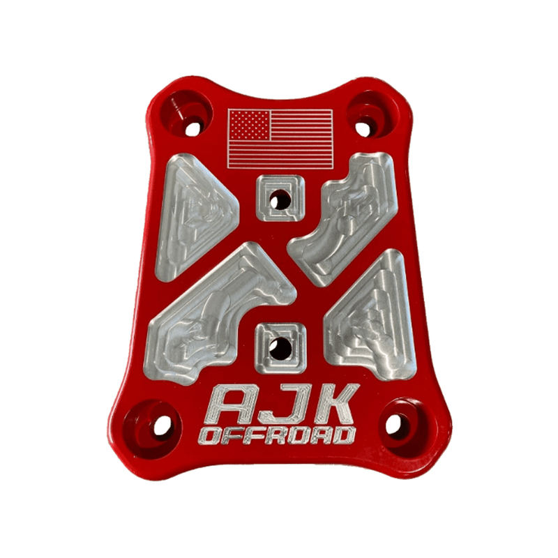 Load image into Gallery viewer, Polaris Pro R / Turbo R / Pro S Billet Radius Rod Plate / Pull Plate