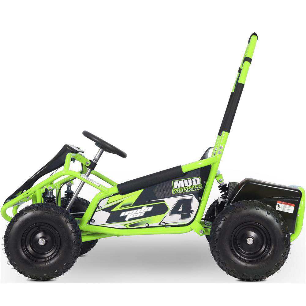 Mototec Mud Monster Kids Electric 48v 1000w Go Kart Full Suspension Green - Skoutley Outdoors LLC