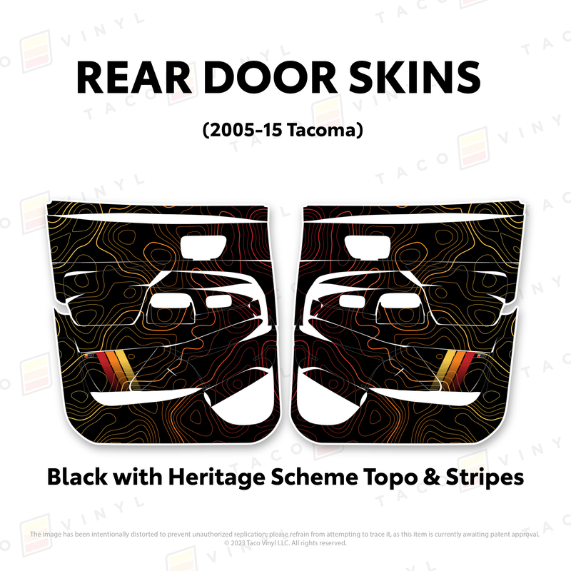Load image into Gallery viewer, 2005-15 Tacoma Door Skins