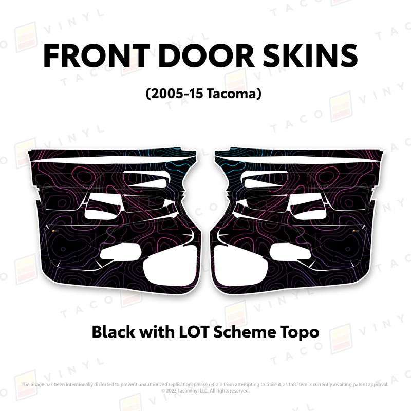 Load image into Gallery viewer, 2005-15 Tacoma Door Skins