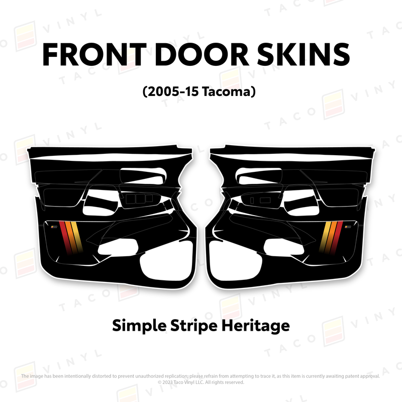 Load image into Gallery viewer, 2005-15 Tacoma Door Skins