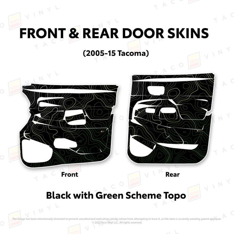 Load image into Gallery viewer, 2005-15 Tacoma Door Skins