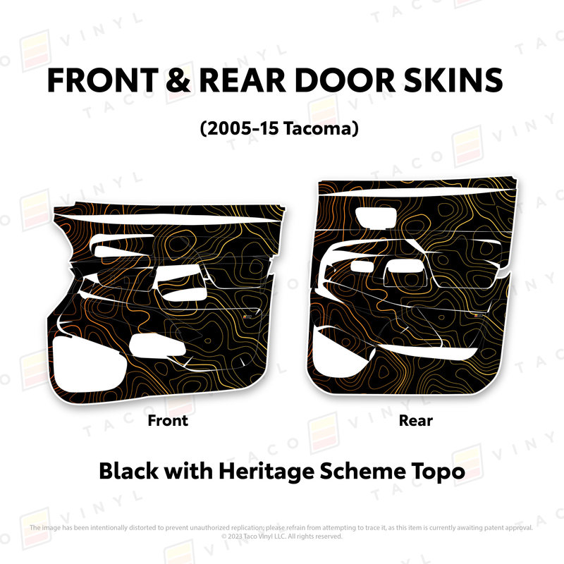 Load image into Gallery viewer, 2005-15 Tacoma Door Skins