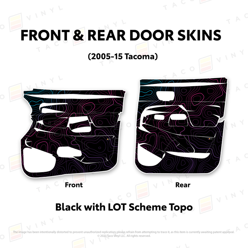Load image into Gallery viewer, 2005-15 Tacoma Door Skins