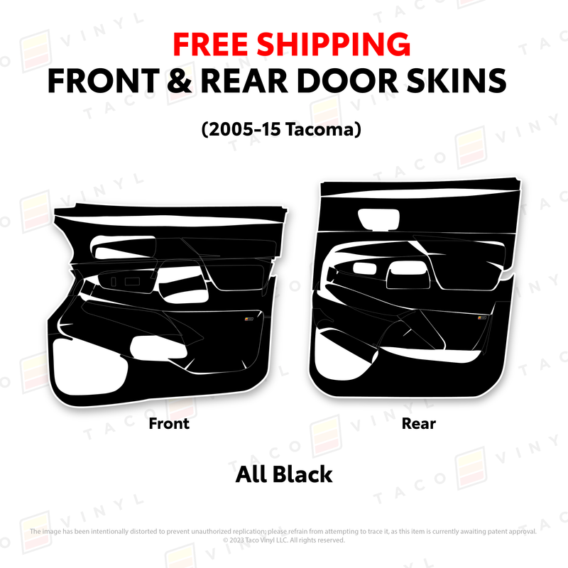 Load image into Gallery viewer, 2005-15 Tacoma Door Skins
