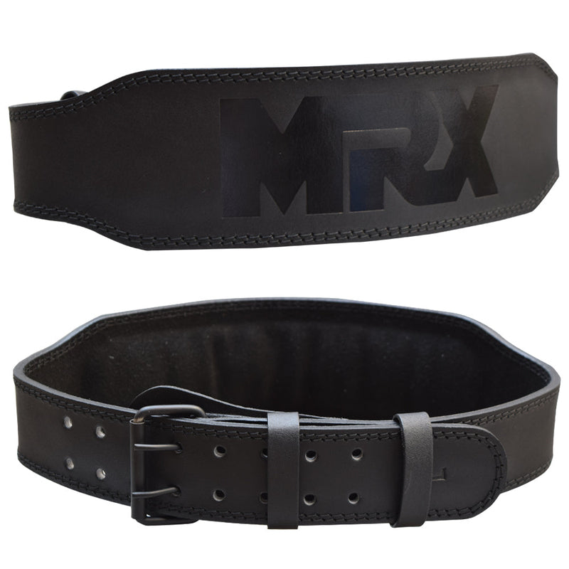 Load image into Gallery viewer, MRX Weight Lifting Belt Leather 4 Inches Wide Back Support Powerlifting Belts for Men Women