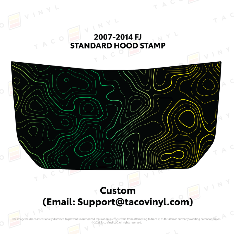 Load image into Gallery viewer, 2007-14 FJ Cruiser Hood Stamp