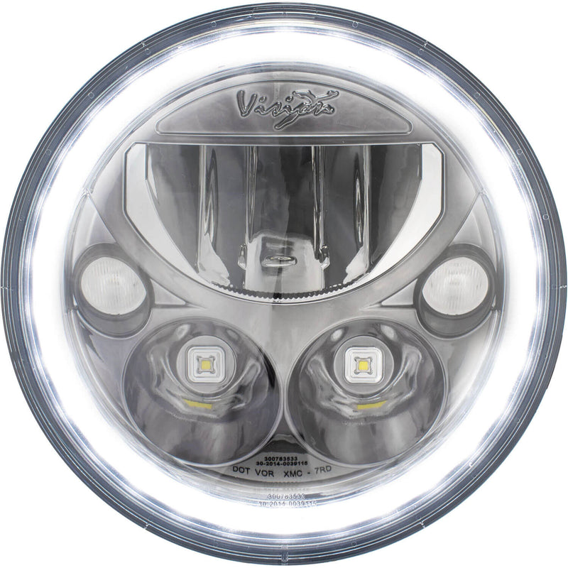 Load image into Gallery viewer, 2007-2017 Jeep JK VX LED Headlight Kit - Black Chrome | White Halo