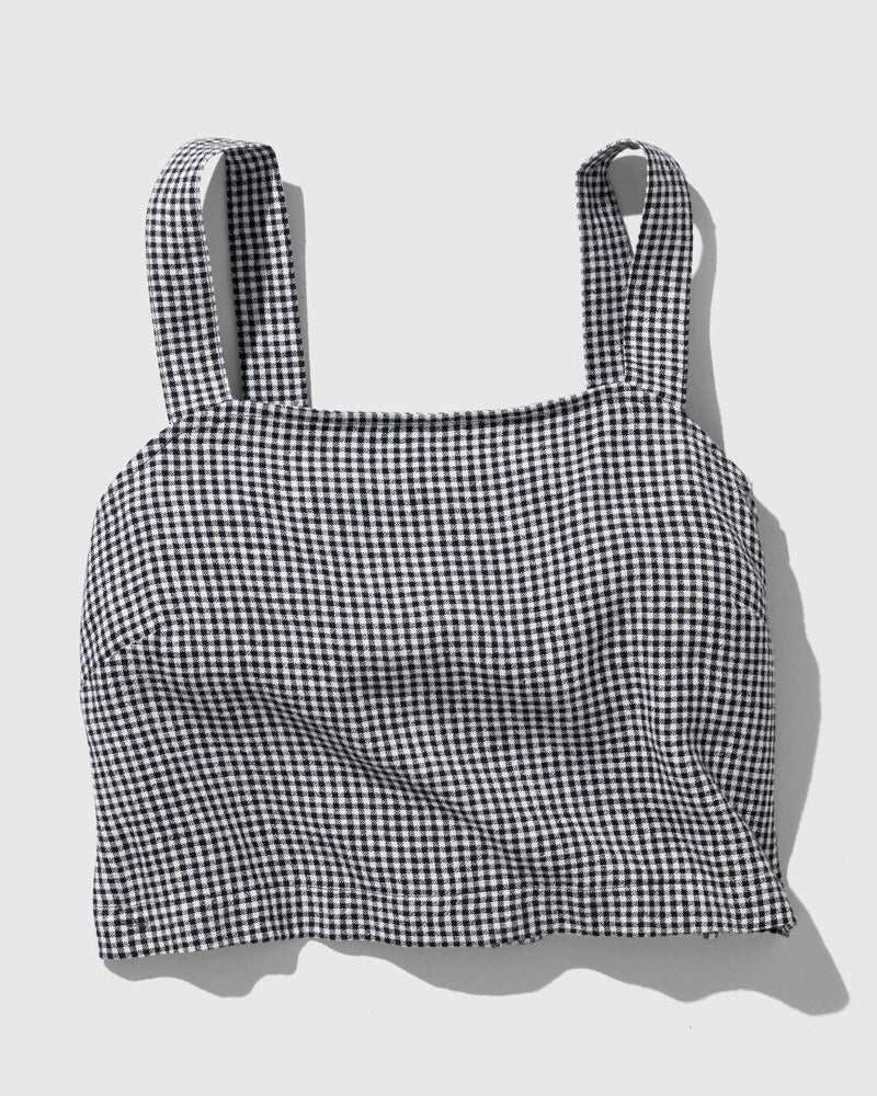 Load image into Gallery viewer, Linen Cropped Tank