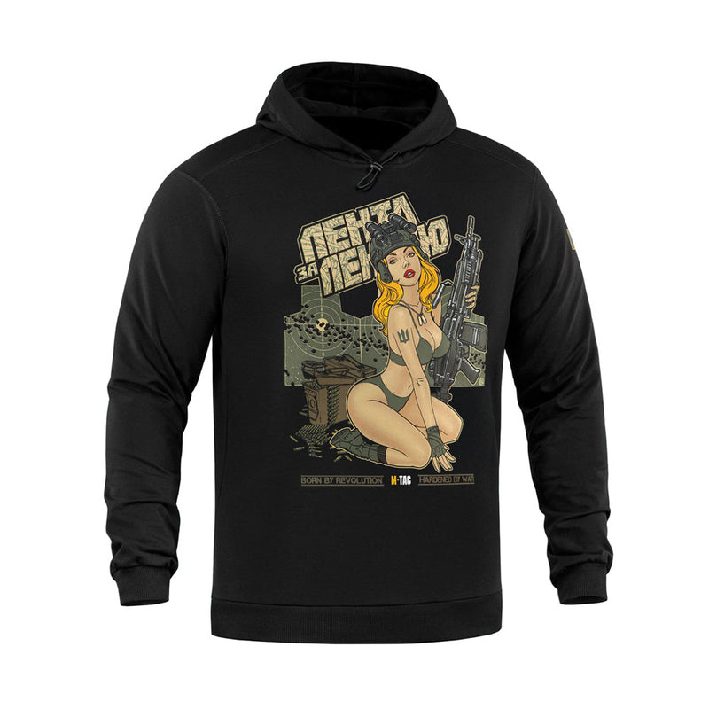 Load image into Gallery viewer, M-Tac Hoodie Tape by Tape Black